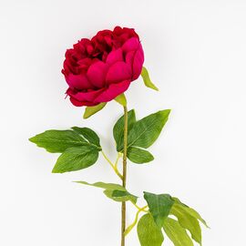 Искусственный пион с эффектом живого прикосновения, розовый, 60 см, изображение 3 ᐒ купить на  ❤ Like7km.com.ua