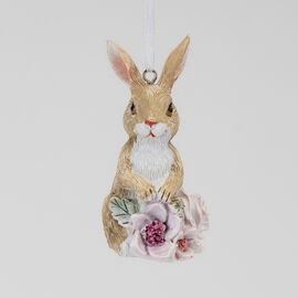 Подвесная статуэтка "Кролик в цветах", 8 см, изображение 2 ᐒ купить на  ❤ Like7km.com.ua
