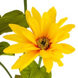 Большие ростовые декоративные цветы на стойке, желтые, 155 см, изображение 3 ᐒ купить на  ❤ Like7km.com.ua