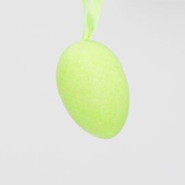 Набор из 6 подвесных флоковых крашанок, зеленый, 6 см, изображение 3 ᐒ купить на  ❤ Like7km.com.ua