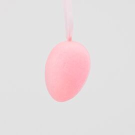 Набор из 5 подвесных флоковых крашанок, розовый, 7 см, изображение 2 ᐒ купить на  ❤ Like7km.com.ua