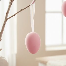 Набор из 5 подвесных флоковых крашанок, розовый, 7 см, изображение 3 ᐒ купить на  ❤ Like7km.com.ua