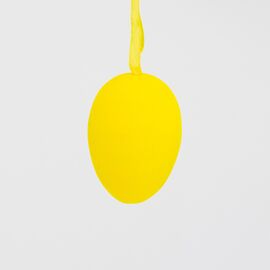 Набор из 5 подвесных флоковых крашанок, желтый, 7 см, изображение 2 ᐒ купить на  ❤ Like7km.com.ua