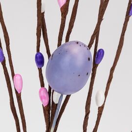 Пасхальная декоративная веточка с крашанками, 42 см, изображение 3 ᐒ купить на  ❤ Like7km.com.ua