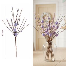 Пасхальная декоративная веточка с крашанками, 42 см, изображение 4 ᐒ купить на  ❤ Like7km.com.ua