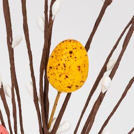 Пасхальная декоративная веточка с крашанками, 42 см, изображение 3 ᐒ купить на  ❤ Like7km.com.ua