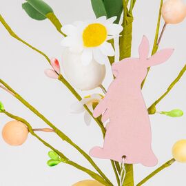 Пасхальная декоративная веточка "Пасхальный кролик", 47 см, изображение 2 ᐒ купить на  ❤ Like7km.com.ua