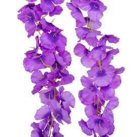 Искусственная гирлянда "Глициния", сиреневая, изображение 2 ᐒ купить на  ❤ Like7km.com.ua