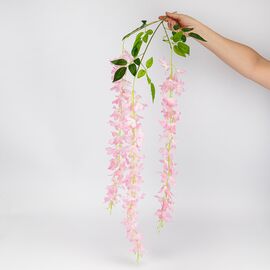 Набор из 12 свисающих веток "Глициния розовая", 103 см, изображение 6 ᐒ купить на  ❤ Like7km.com.ua