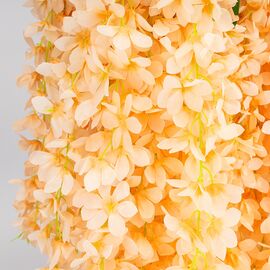 Набор из 12 свисающих веток "Глициния оранжевая", 103 см, изображение 4 ᐒ купить на  ❤ Like7km.com.ua