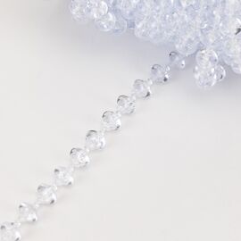 Гирлянда из кристаллов, прозрачная, 15 м, изображение 5 ᐒ купить на  ❤ Like7km.com.ua