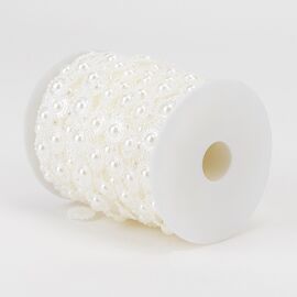 Гирлянда из бусин, кремовая, 15 м, изображение 3 ᐒ купить на  ❤ Like7km.com.ua