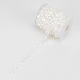 Гирлянда из бусин, кремовая, 15 м, изображение 4 ᐒ купить на  ❤ Like7km.com.ua