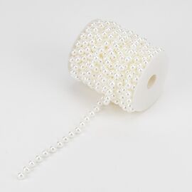 Гирлянда из бусин, кремовая, 15 м, изображение 4 ᐒ купить на  ❤ Like7km.com.ua