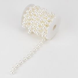 Гирлянда из бусин, кремовая, 15 м, изображение 4 ᐒ купить на  ❤ Like7km.com.ua