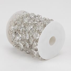 Гирлянда из кристаллов, прозрачная, 15 м, изображение 3 ᐒ купить на  ❤ Like7km.com.ua