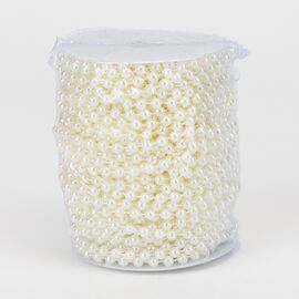 Гирлянда из бусин, кремовая, 15 м, изображение 2 ᐒ купить на  ❤ Like7km.com.ua
