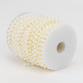 Гирлянда из бусин, кремовая, 15 м, изображение 3 ᐒ купить на  ❤ Like7km.com.ua