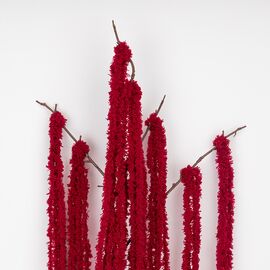 Искусственная свисающая ветка "Амарант", бордовая, 120 см, изображение 2 ᐒ купить на  ❤ Like7km.com.ua