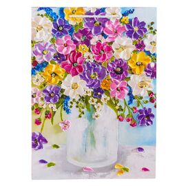 Подарочный пакет "Цветочный этюд", 30*41,5 см * Рандомный выбор дизайна, изображение 5 ᐒ купить на  ❤ Like7km.com.ua