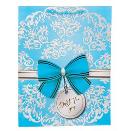 Подарочный пакет "Элегантный бант", 31*40 см * Рандомный выбор дизайна, изображение 2 ᐒ купить на  ❤ Like7km.com.ua