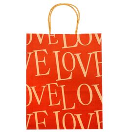 Подарочный пакет "Love", 21*27 см. * Рандомный выбор дизайна., изображение 3 ᐒ купить на  ❤ Like7km.com.ua