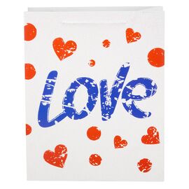Подарочный пакет "Любить", 32*26*12 см, изображение 4 ᐒ купить на  ❤ Like7km.com.ua