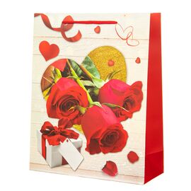 Подарочный пакет "Rose" 26 * 10 * 32, изображение 4 ᐒ купить на  ❤ Like7km.com.ua