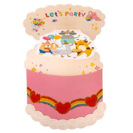 Серия открыток "Торт ко Дню Рождения", 4 вида, изображение 5 ᐒ купить на  ❤ Like7km.com.ua