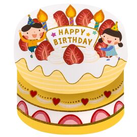 Серия открыток "Торт ко Дню Рождения", 4 вида, изображение 8 ᐒ купить на  ❤ Like7km.com.ua