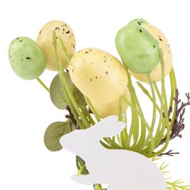 Пасхальная композиция "Белый кролик", 19 см, изображение 2 ᐒ купить на  ❤ Like7km.com.ua