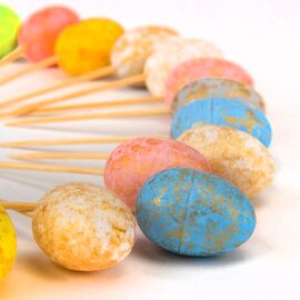 Набор пасхальных шпажек "Крашанки", 7 см, изображение 2 ᐒ купить на  ❤ Like7km.com.ua