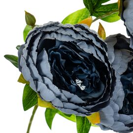 Букет "Пион с 3мя бутонами" синий, изображение 2 ᐒ купить на  ❤ Like7km.com.ua