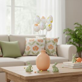 Пасхальные яйца на палочках "Золото", 6 шт, изображение 2 ᐒ купить на  ❤ Like7km.com.ua