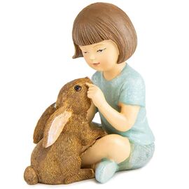 Статуэтка "Девочка с кроликом", 10,5 см, изображение 3 ᐒ купить на  ❤ Like7km.com.ua