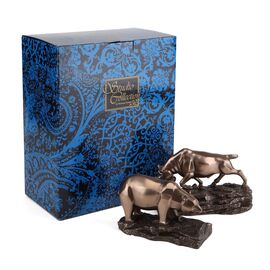 Набор статуэток "Бык и медведь" (10 см)  VERONESE, изображение 3 ᐒ купить на  ❤ Like7km.com.ua