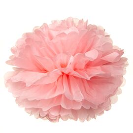 Бумажный пом-пон, розовый 40 см., изображение 2 ᐒ купить на  ❤ Like7km.com.ua