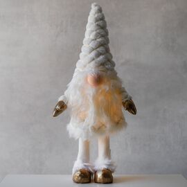 Фигурка с подсветкой "Рождественский гном", 58 см, изображение 3 ᐒ купить на  ❤ Like7km.com.ua