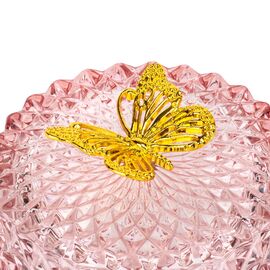 Емкость для хранения "Золотая бабочка", розовая, 10,5 см, изображение 2 ᐒ купить на  ❤ Like7km.com.ua