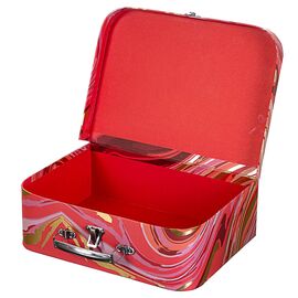 Набор с 3 коробок "Чемодан" красный, изображение 4 ᐒ купить на  ❤ Like7km.com.ua