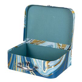 Набор с 3 коробок "Чемодан" синий, изображение 3 ᐒ купить на  ❤ Like7km.com.ua