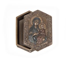 Шкатулка "Дева Мария и Иисус" 12х8 см  VERONESE, изображение 3 ᐒ купить на  ❤ Like7km.com.ua