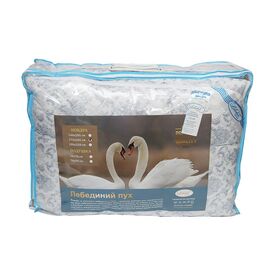 Одеяло Лебяжий пух премиум 1,5 ᐒ купить на  ❤ Like7km.com.ua