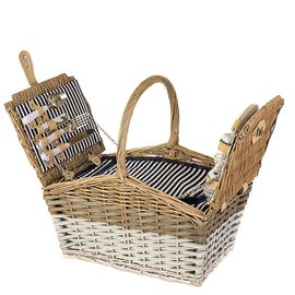 Корзина для пикника на 4 персоны (0503-029) ᐒ купить на  ❤ Like7km.com.ua