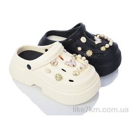 Кроксы женские Лето W53A mix (12 пар р.36-41) "Elmob" оптом со склада 7км ᐒ купить на  ❤ Like7km.com.ua