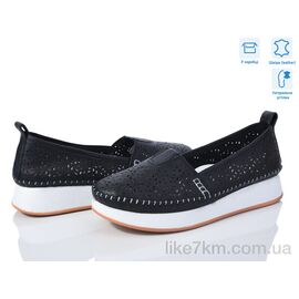 Туфли женские Лето 24075 black (8 пар р.36-41) "Mona Lisa" оптом со склада 7км ᐒ купить на  ❤ Like7km.com.ua