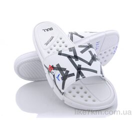 Шлепанцы мужские Лето R023  white (6 пар р.40-45) "Obuvok" оптом со склада 7км ᐒ купить на  ❤ Like7km.com.ua