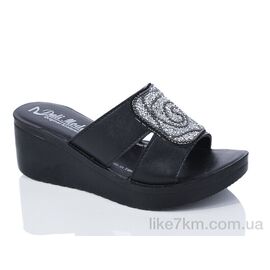 Шлепанцы женские Лето 0970D black (6 пар р.36-40) "Sali-2" оптом со склада 7км ᐒ купить на  ❤ Like7km.com.ua