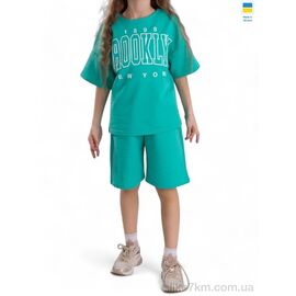Костюм Лето 2408 бірюзовий (134-158) (5 шт. р.S-2XL) "LiMa" оптом со склада 7км ᐒ купить на  ❤ Like7km.com.ua