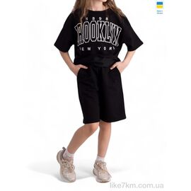 Костюм Лето 2408 чорний (134-158) (5 шт. р.S-2XL) "LiMa" оптом со склада 7км ᐒ купить на  ❤ Like7km.com.ua